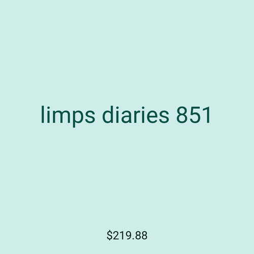 limps diaries 851