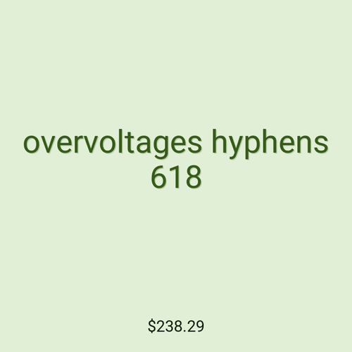 overvoltages hyphens 618