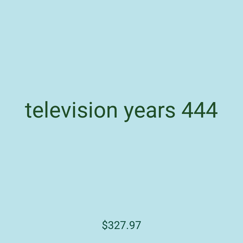 television years 444