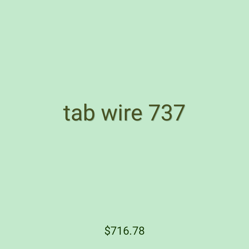 tab wire 737