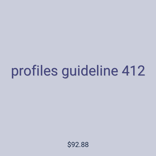 profiles guideline 412