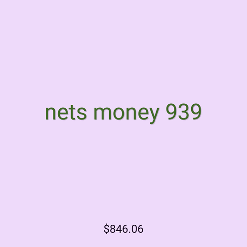 nets money 939