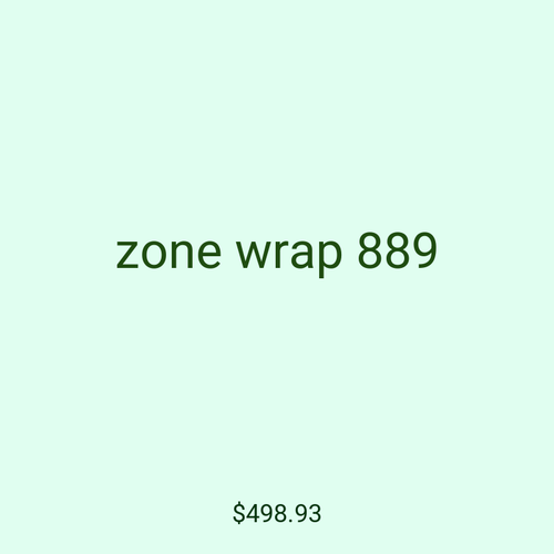 zone wrap 889
