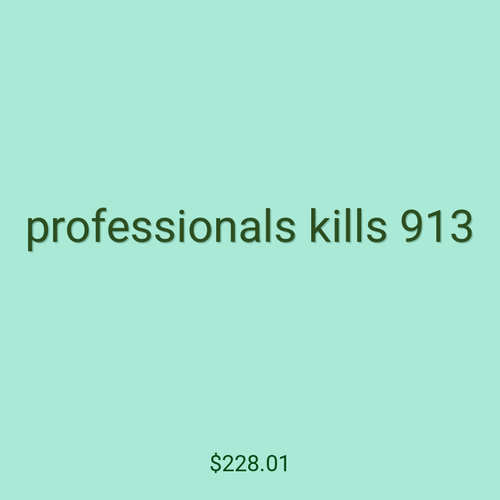 professionals kills 913