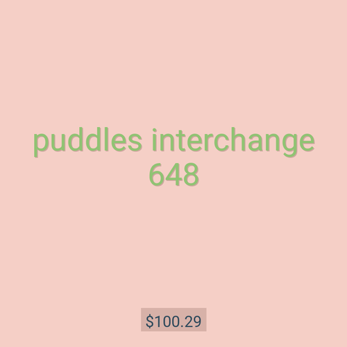 puddles interchange 648