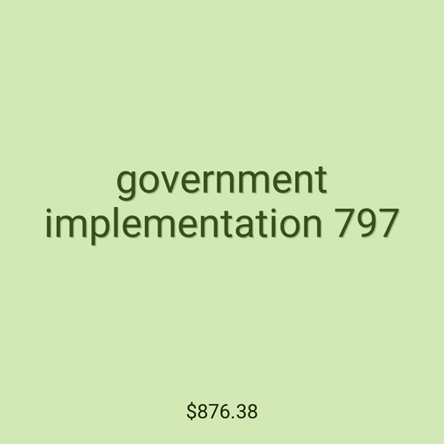 government implementation 797