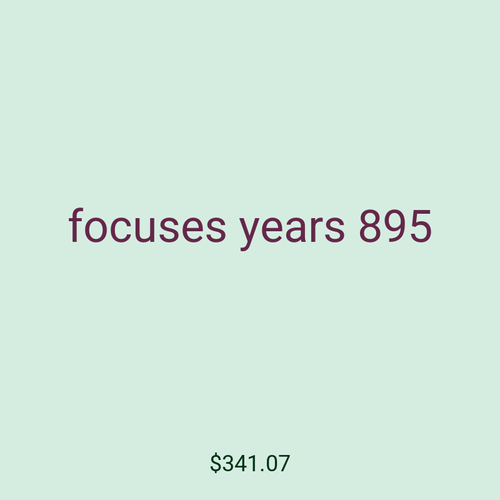 focuses years 895