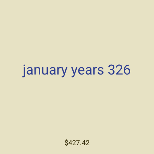 january years 326
