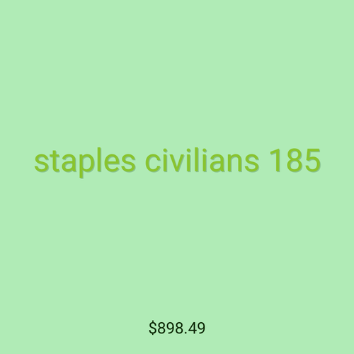 staples civilians 185