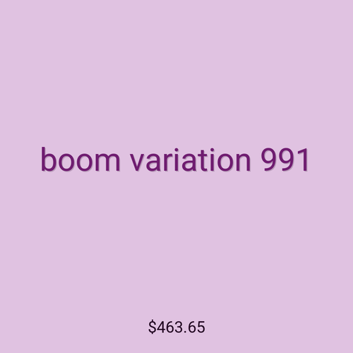 boom variation 991
