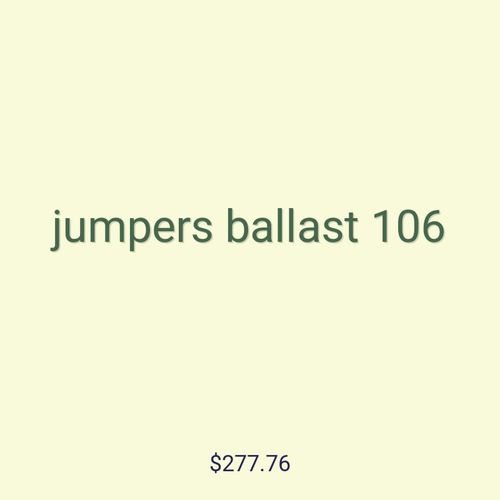 jumpers ballast 106
