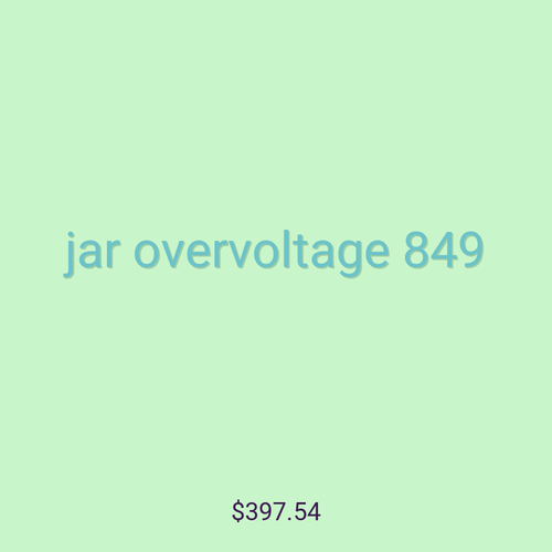 jar overvoltage 849
