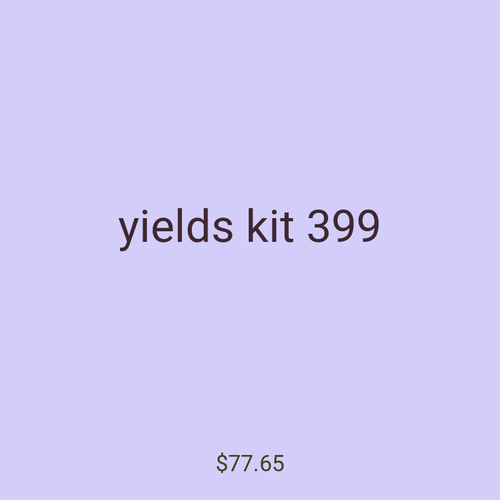 yields kit 399