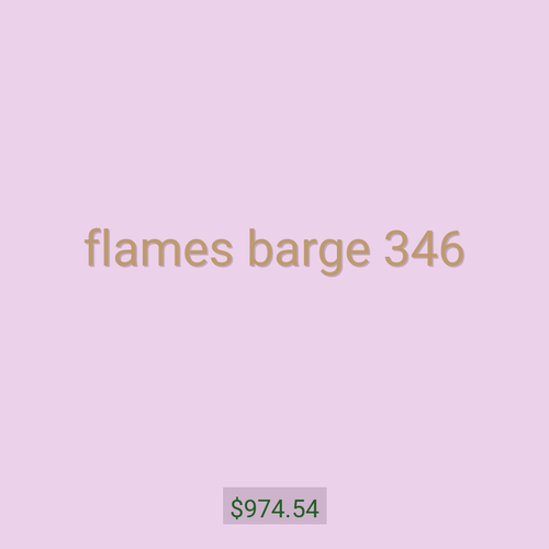 flames barge 346