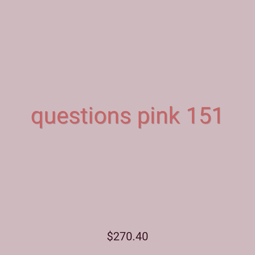 questions pink 151