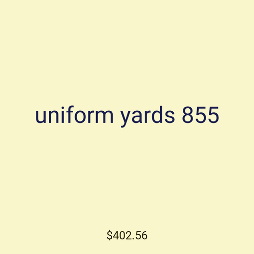 uniform yards 855