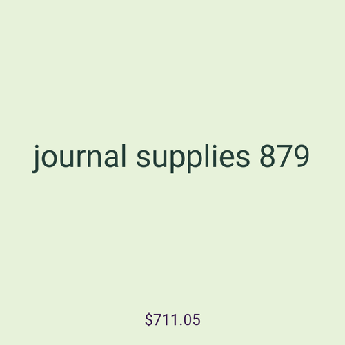 journal supplies 879