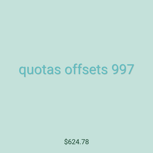 quotas offsets 997