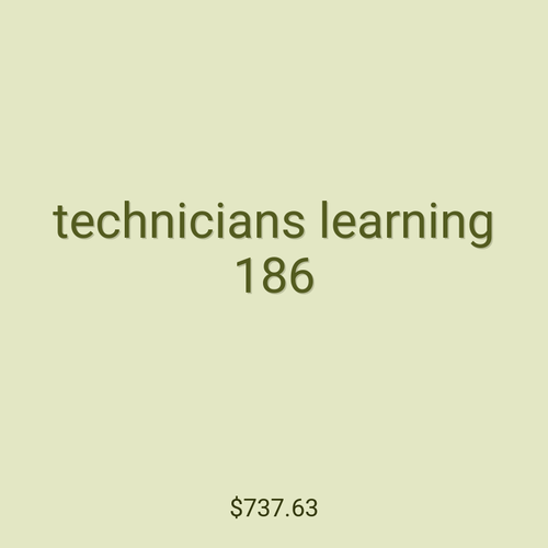 technicians learning 186