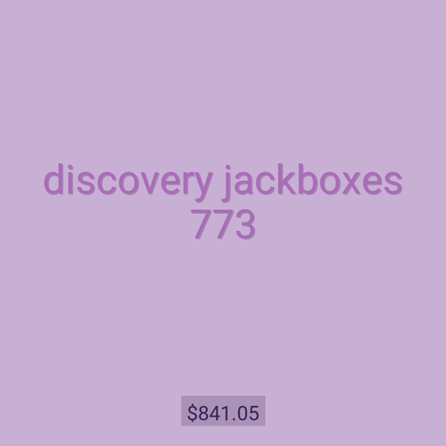 discovery jackboxes 773