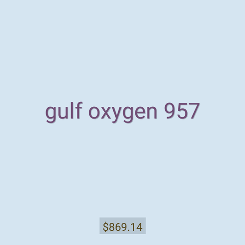 gulf oxygen 957