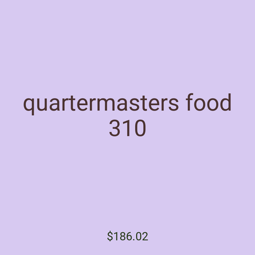quartermasters food 310