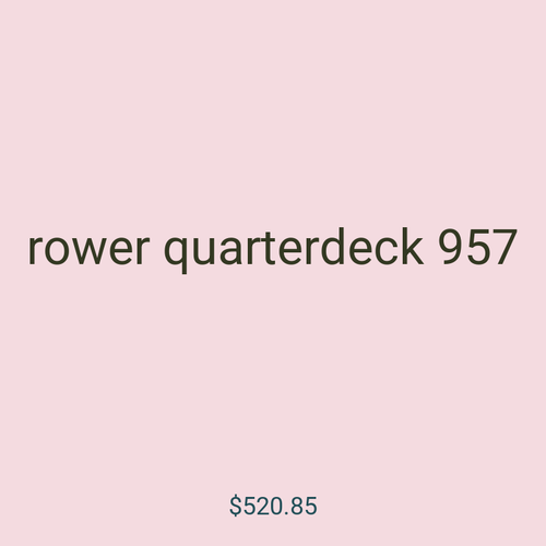 rower quarterdeck 957