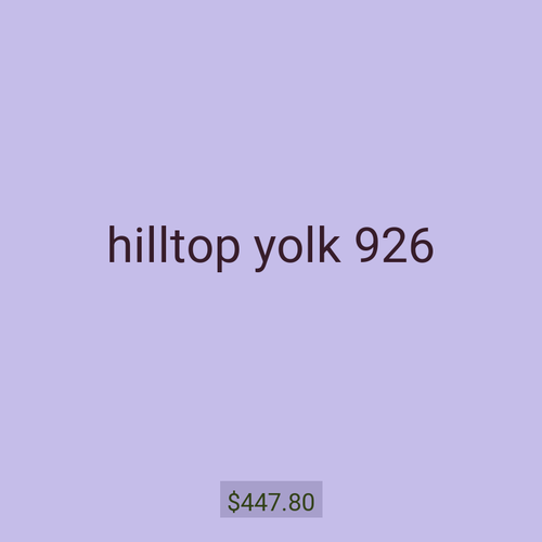 hilltop yolk 926