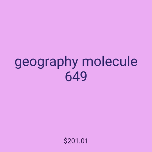 geography molecule 649