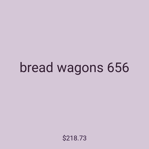 bread wagons 656