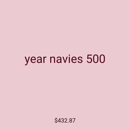 year navies 500