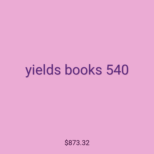 yields books 540