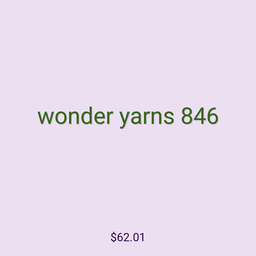 wonder yarns 846