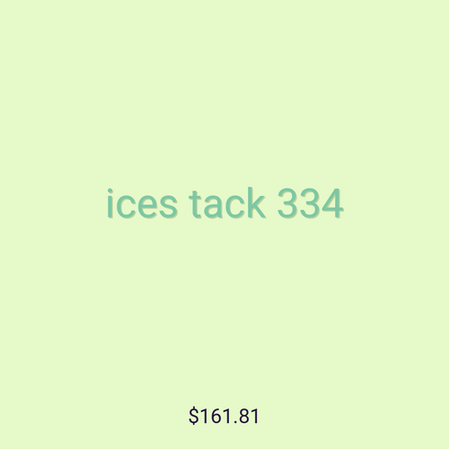 ices tack 334