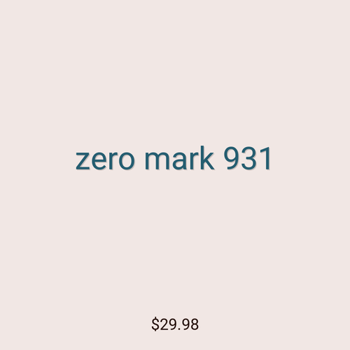 zero mark 931