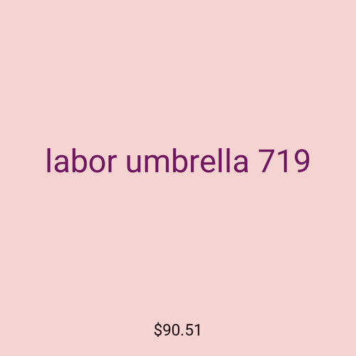 labor umbrella 719