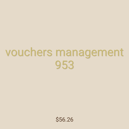 vouchers management 953