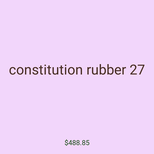 constitution rubber 27