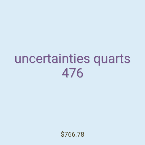 uncertainties quarts 476