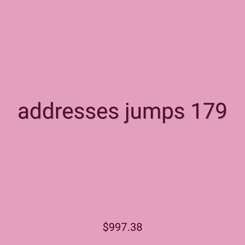 addresses jumps 179