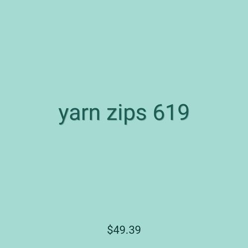 yarn zips 619