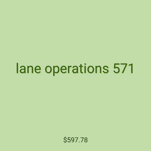 lane operations 571