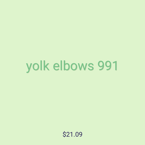 yolk elbows 991