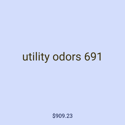 utility odors 691