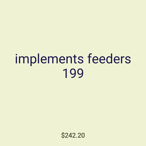 implements feeders 199