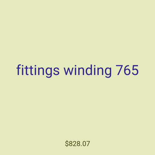 fittings winding 765