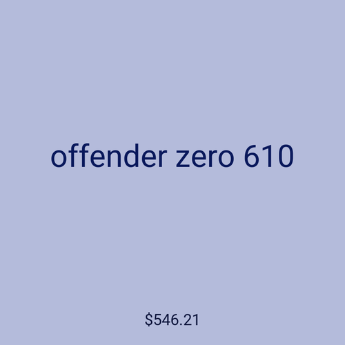 offender zero 610
