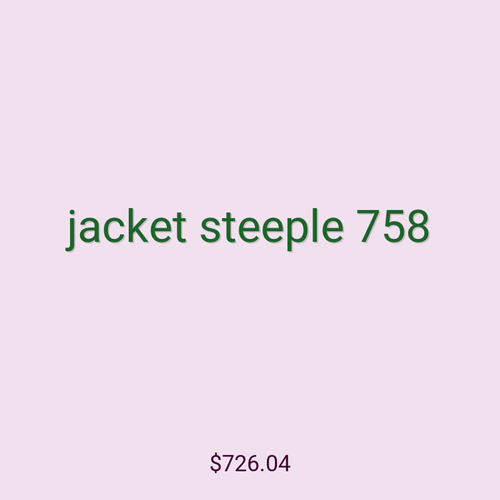 jacket steeple 758