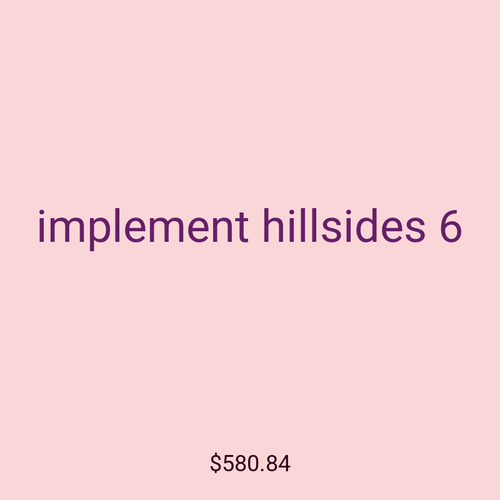 implement hillsides 6