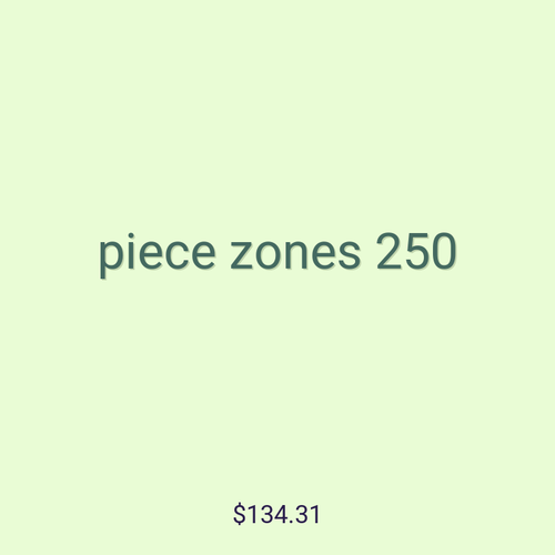 piece zones 250